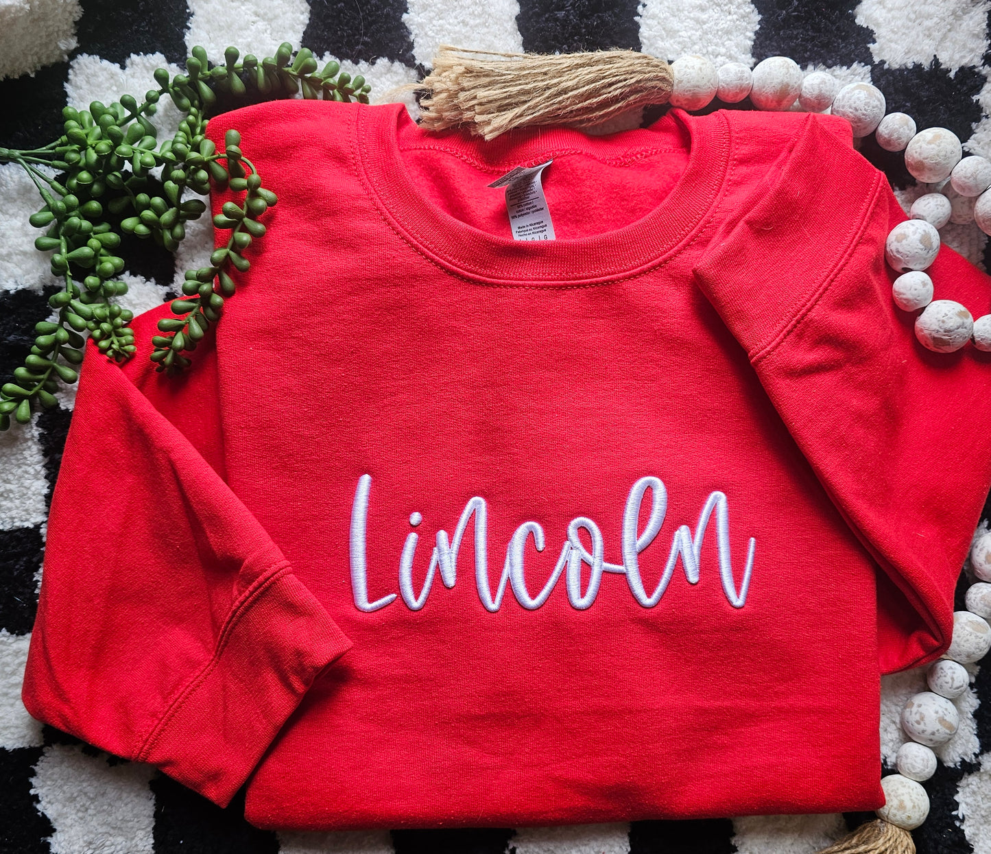 Lincoln 3D Puff Embroidered Sweatshirt