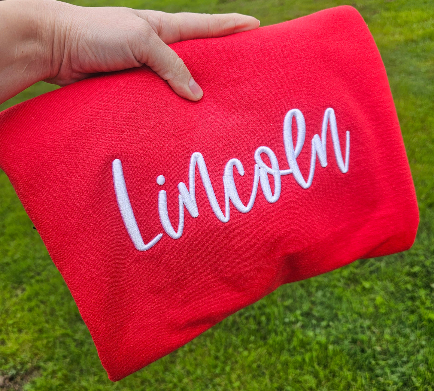 Lincoln 3D Puff Embroidered Sweatshirt