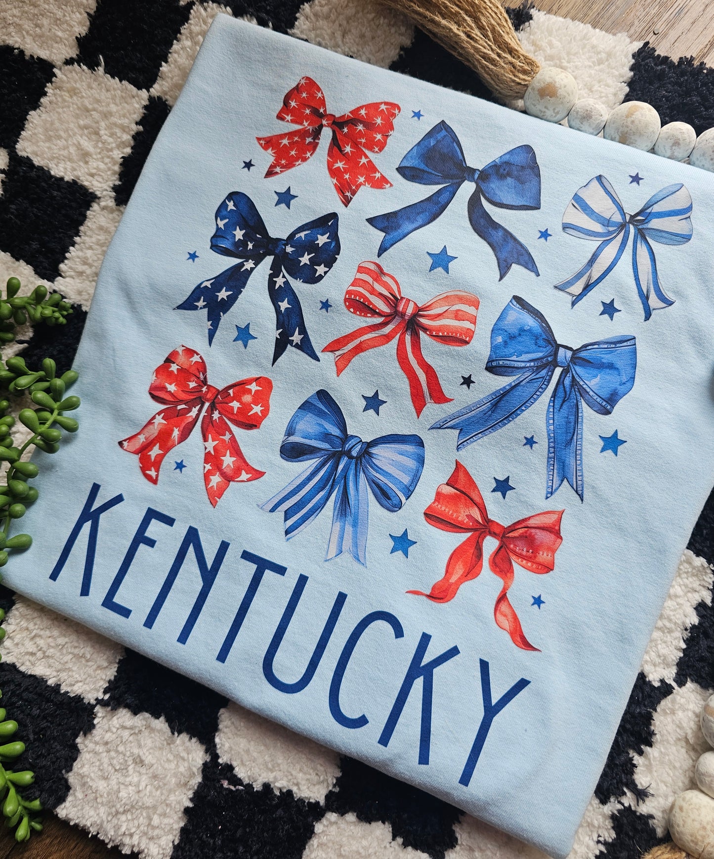 Kentucky Fourth of July Bows