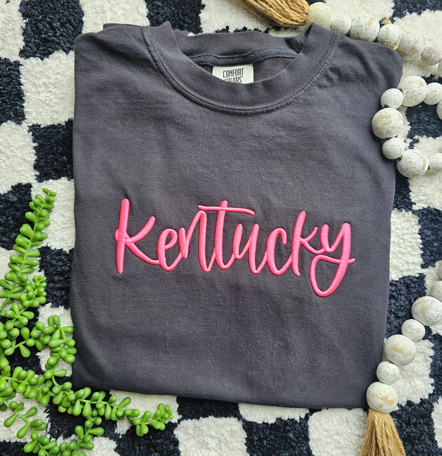 Kentucky Puff Embroidery Tee