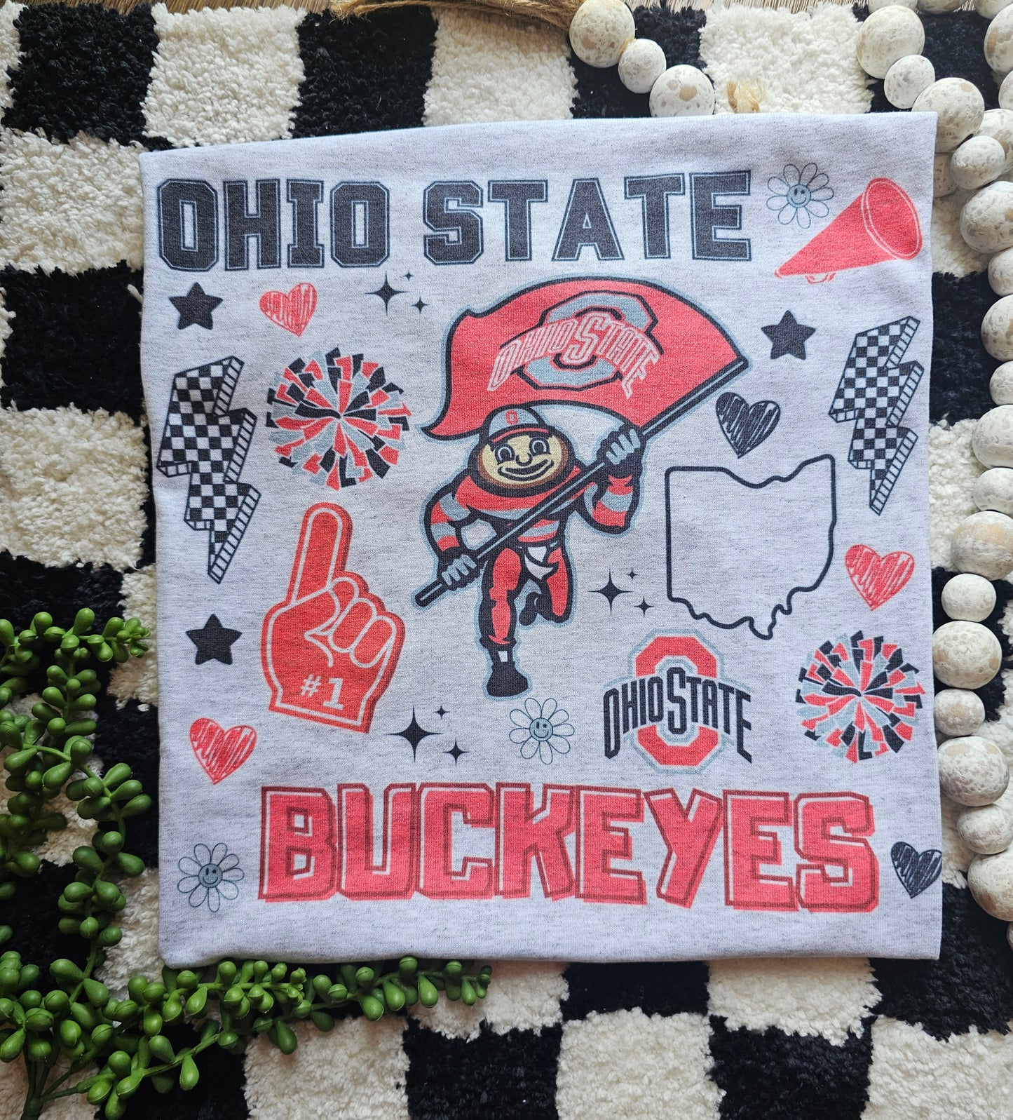 Ohio Fans Collage Tee