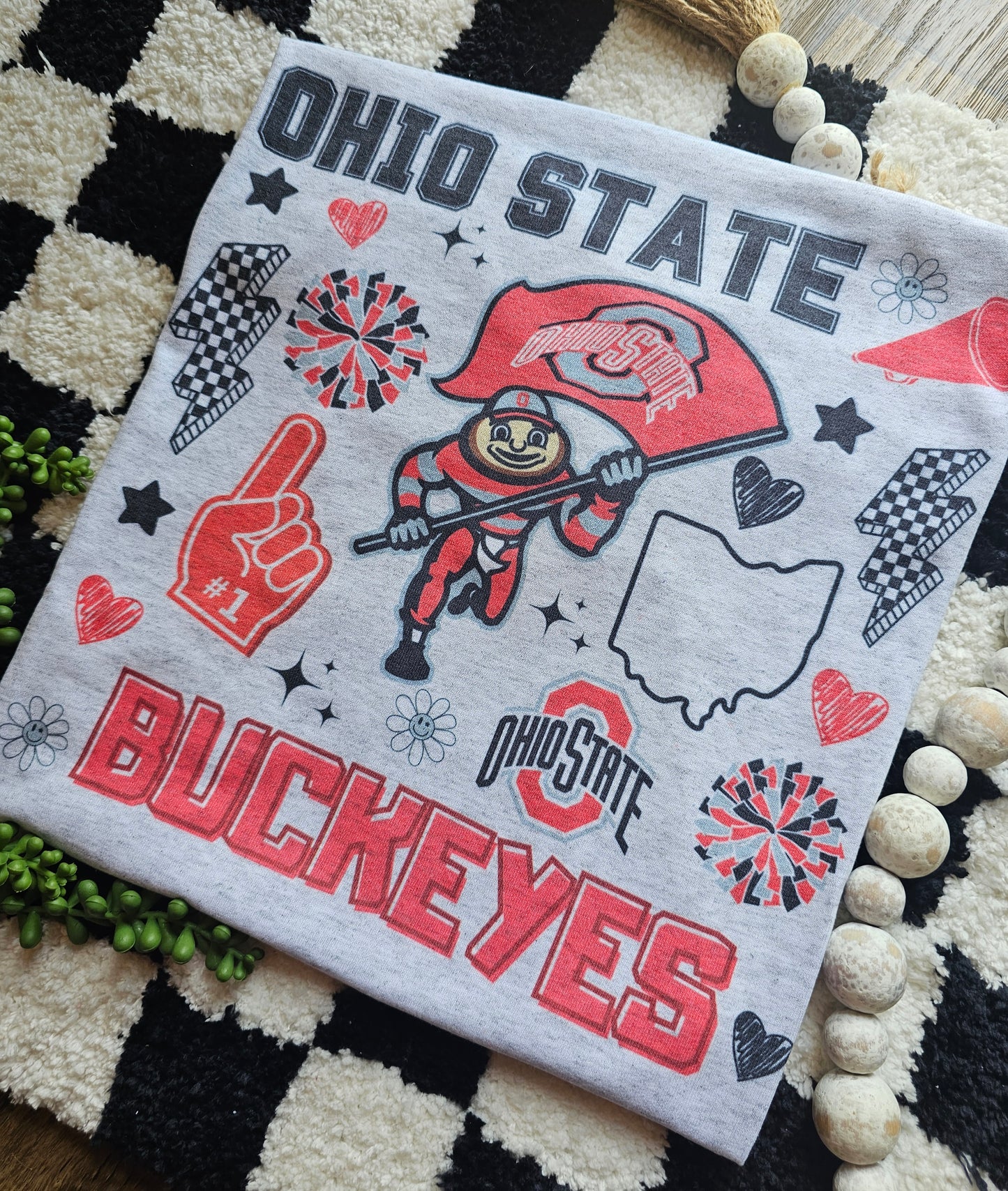 Ohio Fans Collage Tee