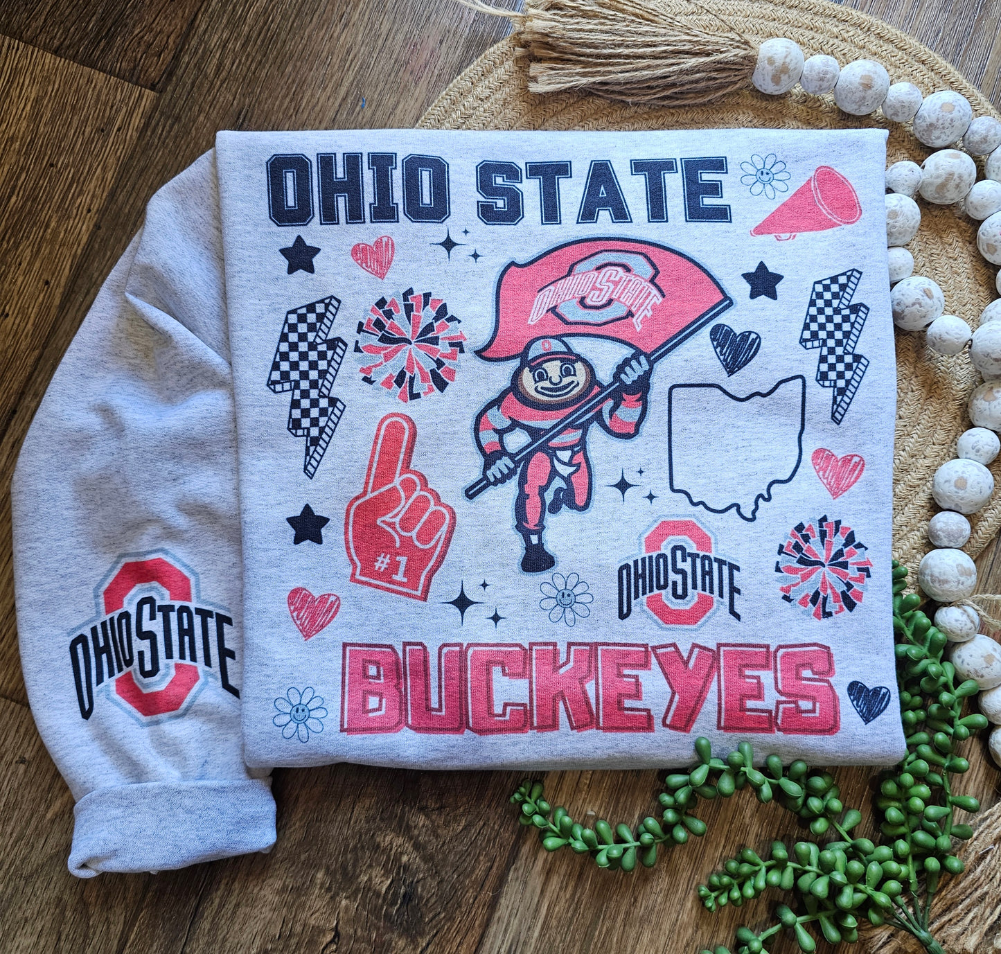 Ohio Fans Collage Sweatshirt