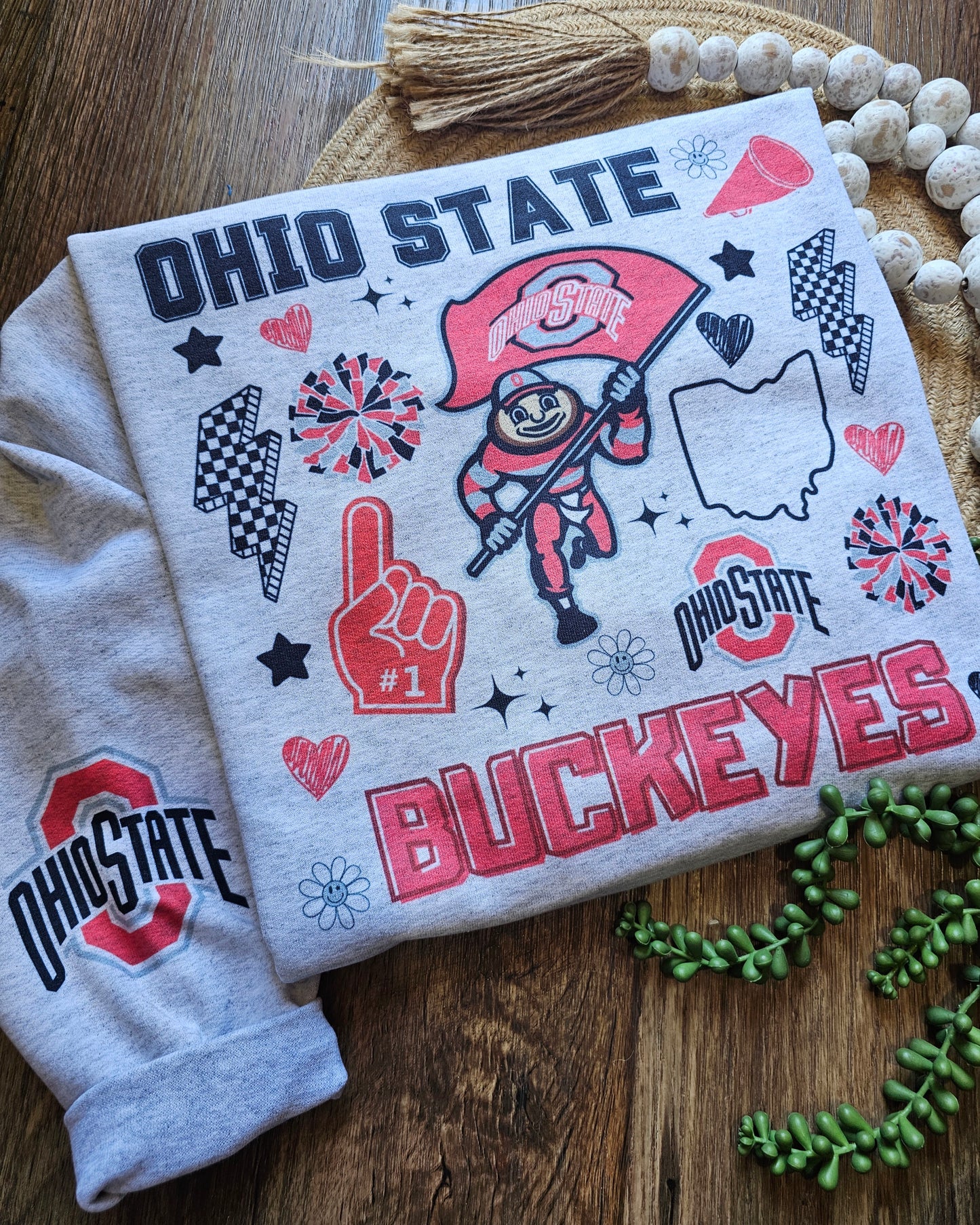 Ohio Fans Collage Sweatshirt