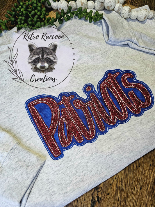 Patriots Embroidered Sweatshirt