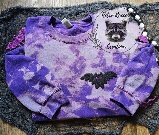 Bat Chenille Stitched Sweatshirts