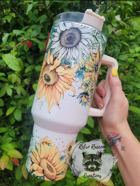 Sunflower 40oz tumbler