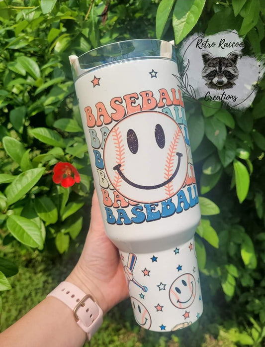 Baseball 40oz Tumbler