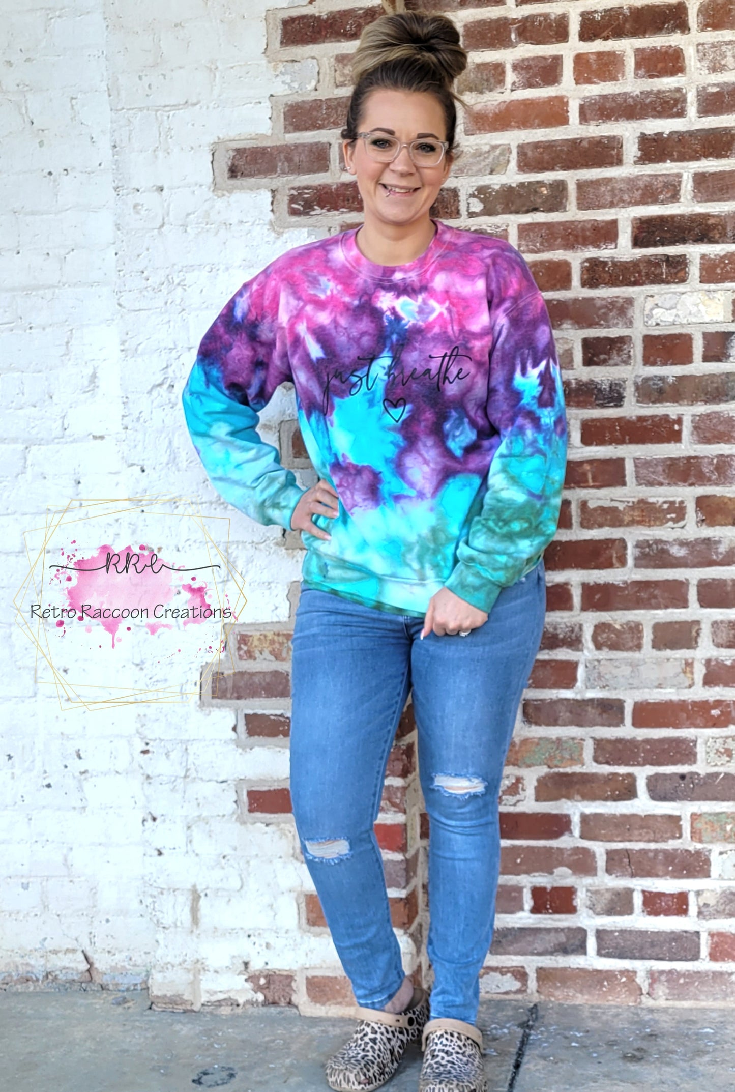 Mulit Colored Dyed Sweatshirt