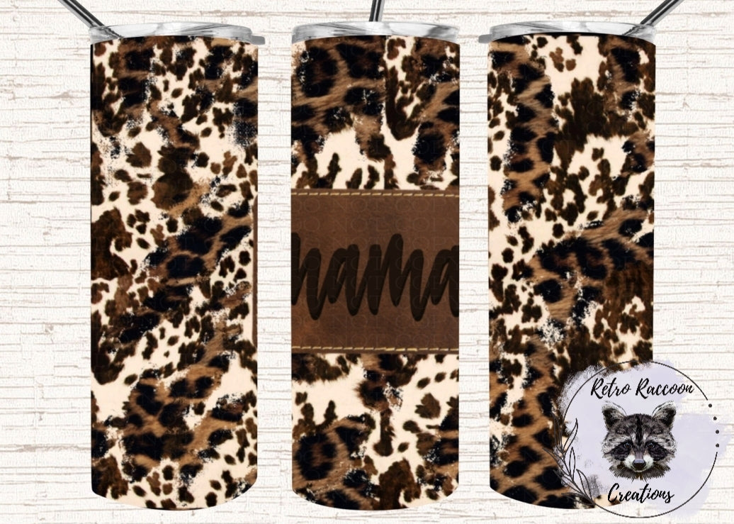 Mama Leopard Cow Print